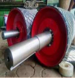 Conveyor Drums or Pulleys with & without Rubber Lagging