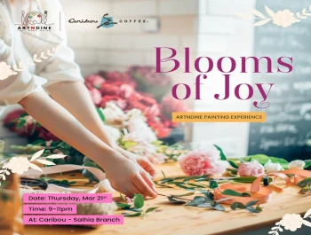 Bloom of Joy Art N Dine Experience at Caribou