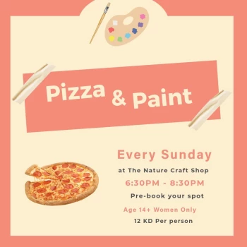 Pizza & Paint Every Sunday