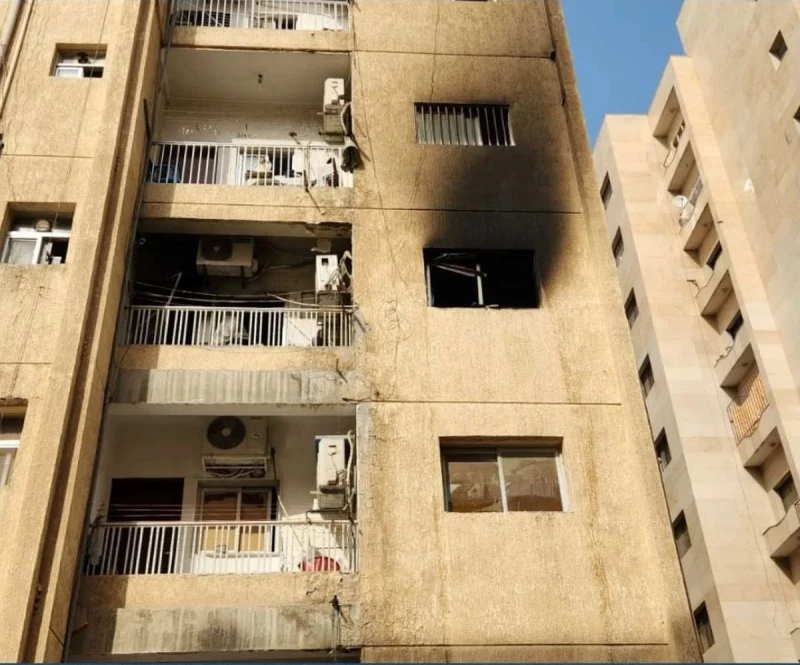 Fire Contained In Hawalli Apartment Building | Kuwait Local News