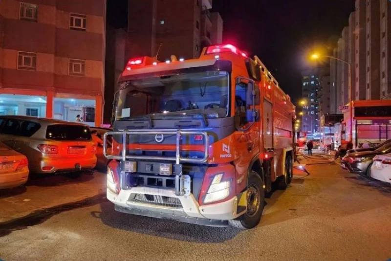 Firefighters Contain Blaze In Khaitan Apartment | Kuwait Local News