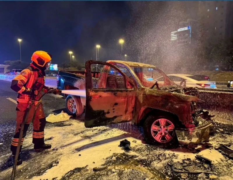 Quick Response Controls Blaze On Fahaheel Expressway