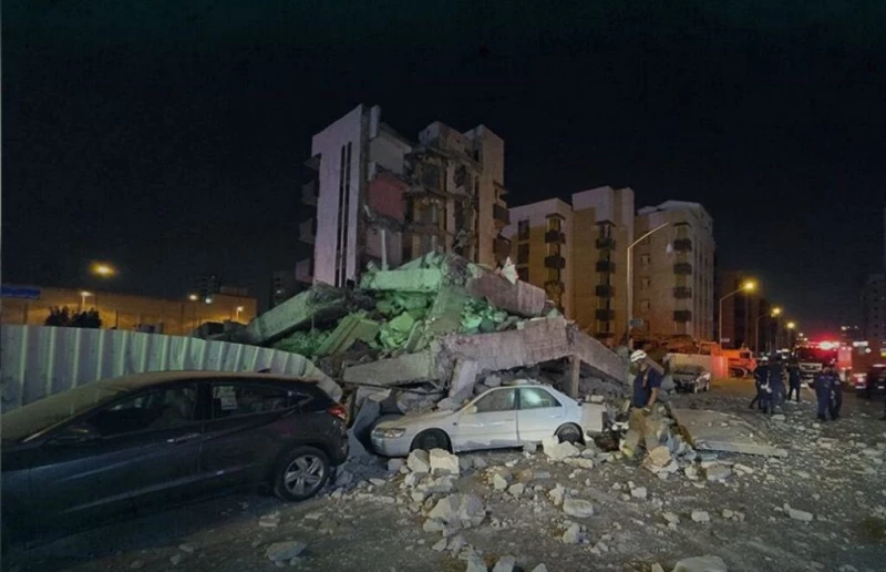 Six-Storey Building Collapses During Demolition In Jabriya