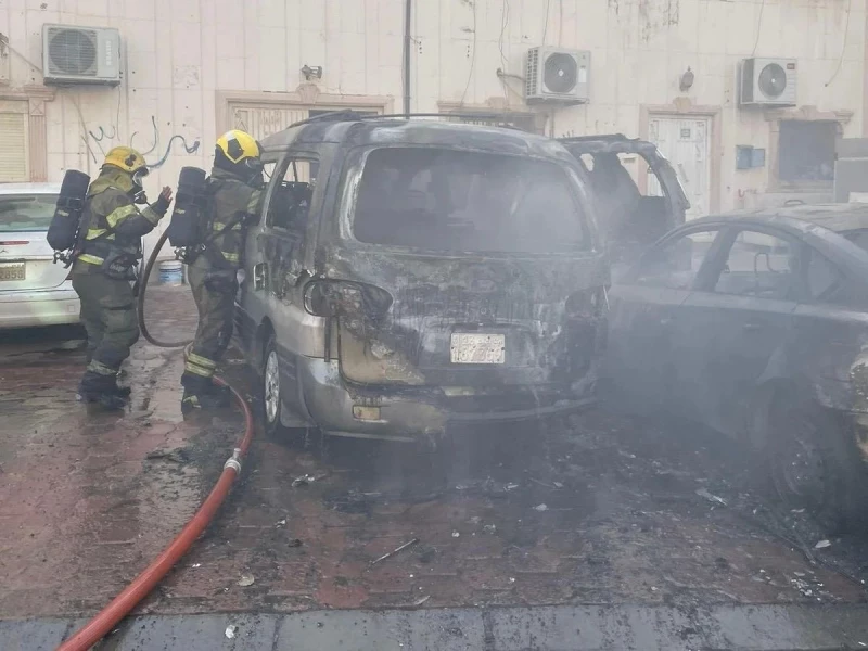 Three Vehicles Catch Fire In Jahra
