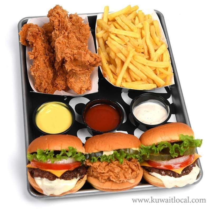 The Black Slider Burger Restaurant Qurain in kuwait