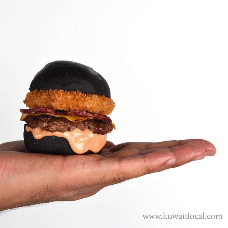 The Black Slider Burger Restaurant Qurain in kuwait