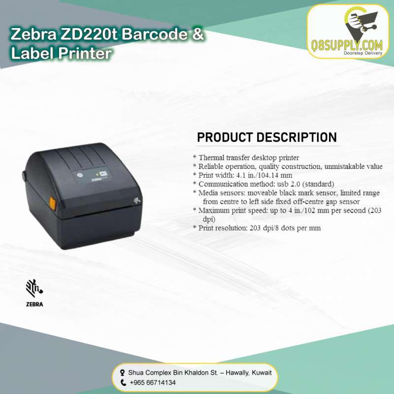 zebra-zd220t-barcode-label-printer-in-kuwait-kuwait