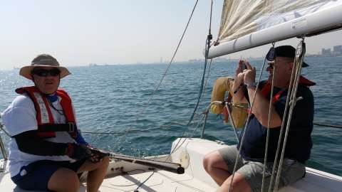 evening-sailing-with-the-kuwait-offshore-association in kuwait