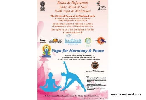 indian-embassy-organizes-'yoga-for-harmony-and-peace'-kuwait