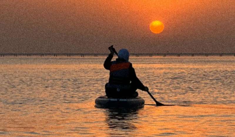 sunset-paddle-kuwait
