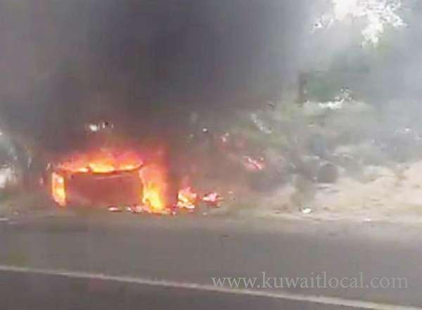 an-unidentified-individual-was-seriously-injured-in-fiery-accident_kuwait