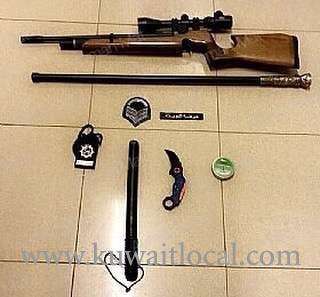 citizen-arrested-with-air-rifle_kuwait