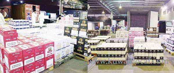 4,500-foreign-liquor-bottles-seized_kuwait