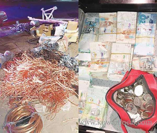 bangladeshi-gang-arrested-for-stealing-cash,-copper-cables-and-mobiles_kuwait