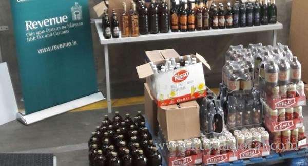 980-cartons-of-cargo-containing-alcohol,-beer-and-cigarettes-seized-_kuwait
