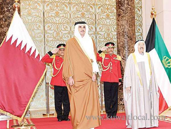 amir-held-official-talks-with-visiting-amir-of-qatar_kuwait
