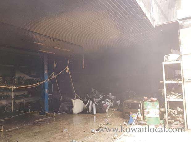 crime-news-fire-broke-out-in-a-garage_kuwait