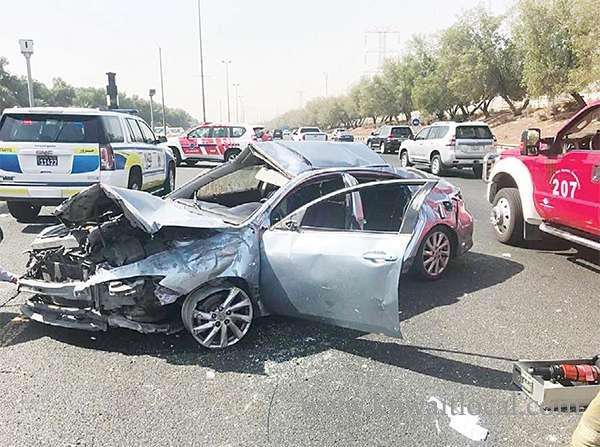 arab-woman-died-when-her-vehicle-toppled_kuwait