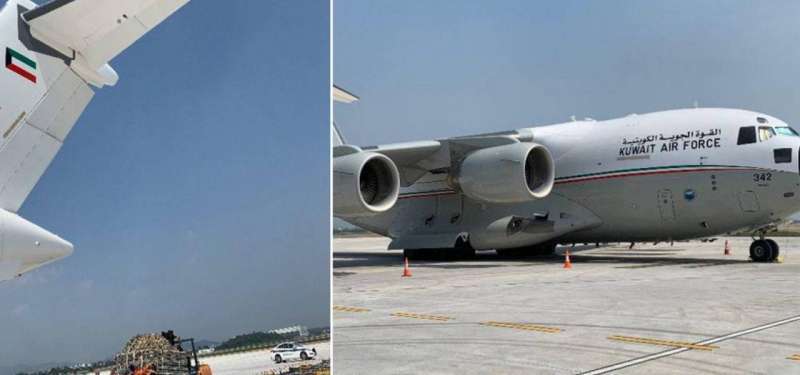 6th-military-plane-arrived-china-for-carrying--medical-supplies_kuwait