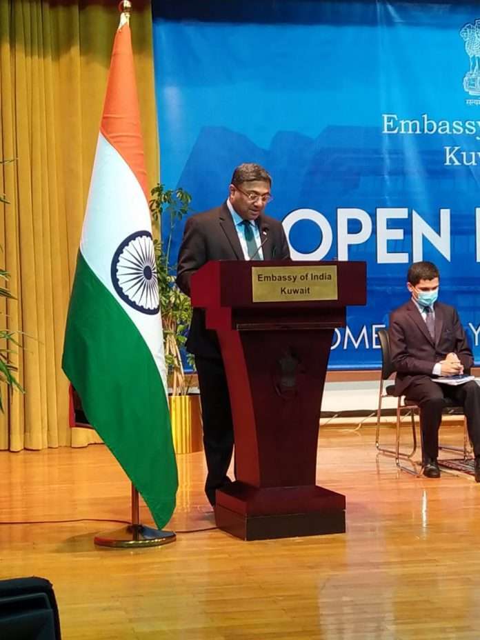 indian-ambassador-talked-about-deportation-vaccination-and-iit-jee-entrance-exam-during-open-house_kuwait