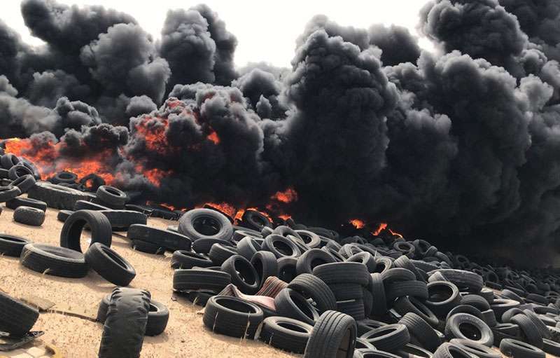 alsalmi-tire-yard-fire-deliberate-says-kuwait-fire-force_kuwait