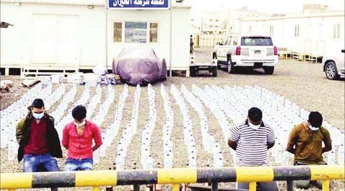 4-asians-held-in-liquor-factory-raid_kuwait