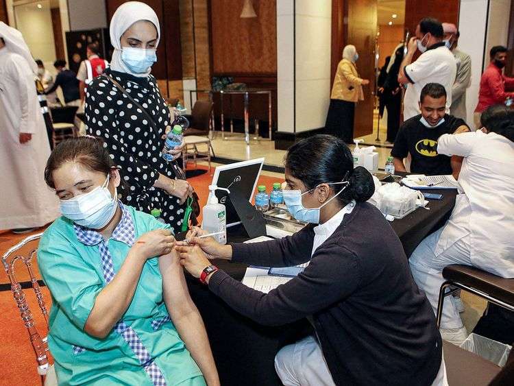 40000-people-get-second-dose-of-oxford-vaccine-in-a-day-in-kuwait_kuwait