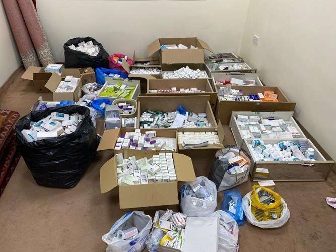 police-seizes-large-quantity-of-medicines-from-a-house-in-jleeb-alshuyoukh_kuwait