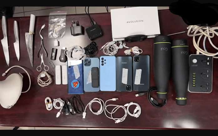 during-the-raid-on-central-prison-drugs-sharp-tools-phones-and-chargers-were-seized_kuwait