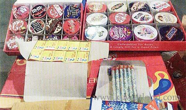 officers-seized-fireworks-wrapped-in-chocolate-covers_kuwait