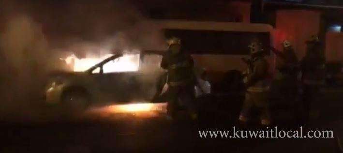 woman-and-her-children-escape-unhurt-as-fire-guts-car_kuwait