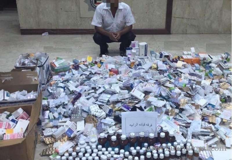 cleaner-arrested-for-selling-prohibited-medicines_kuwait