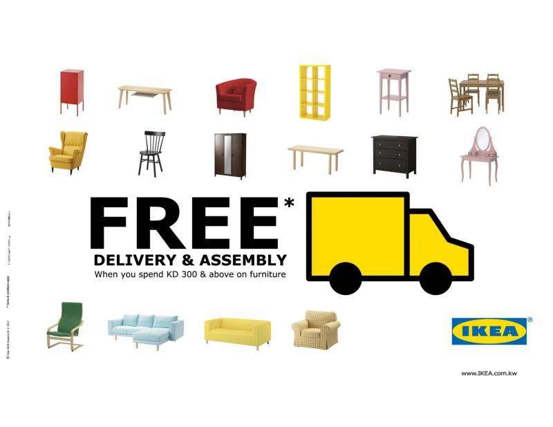 free-delivery-and-assembly in kuwait