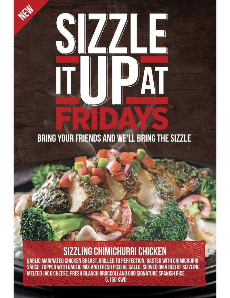 sizzle-it-up-at-fridays in kuwait