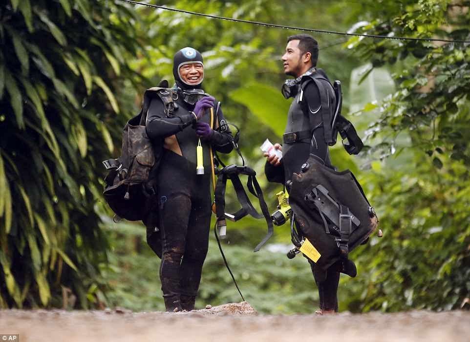 Football Team of 12 trapped in cave found alive after 9 days