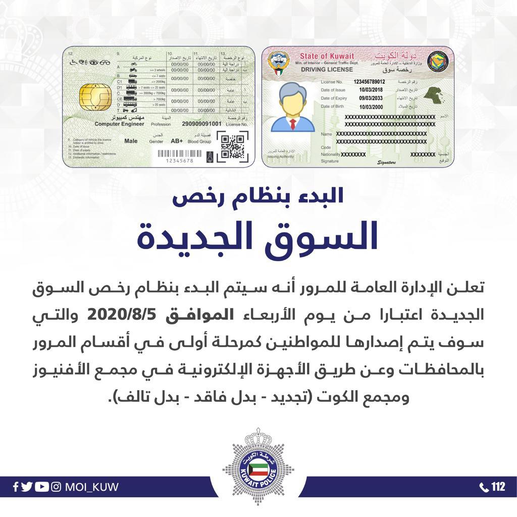 New Driving License System