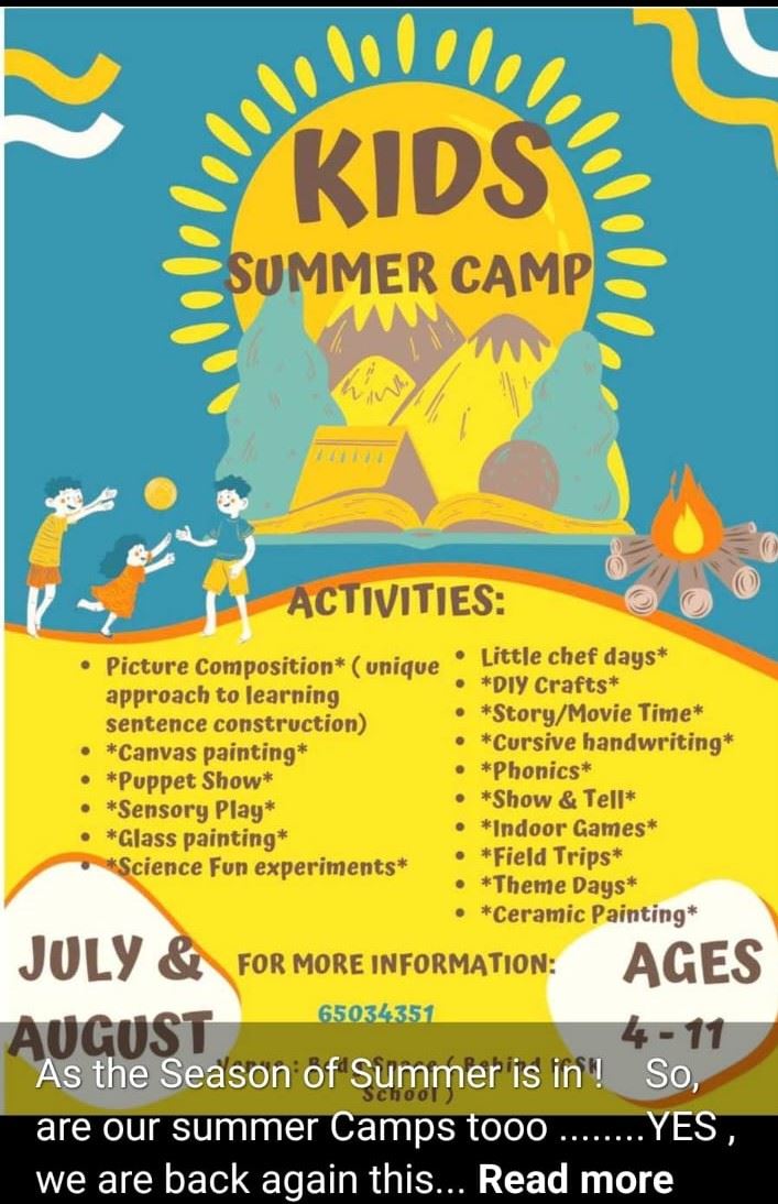 Kids Summer Camp Salmiya 2023