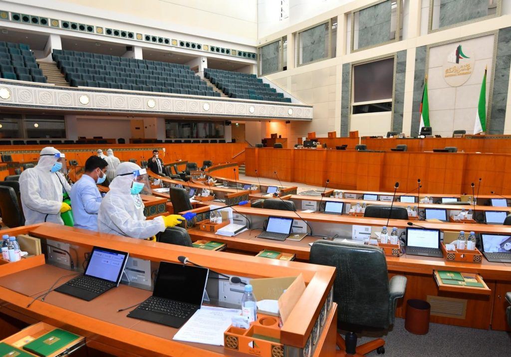 National assembly sanitized following suspicion of MP being infected