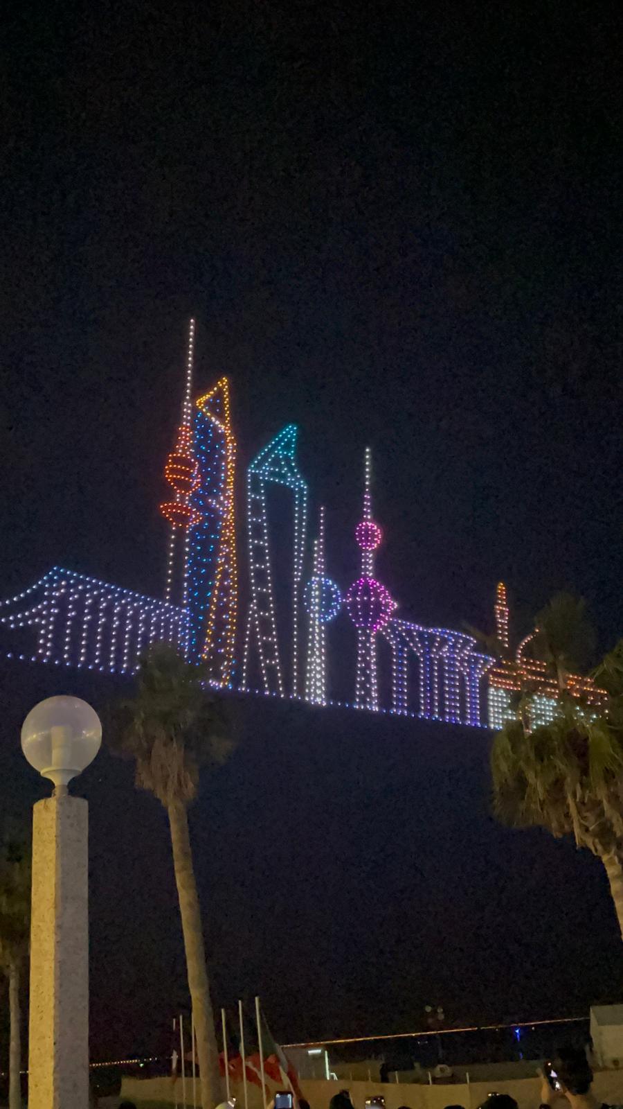 Kuwait Fireworks Show on Celebration Of National Day 10