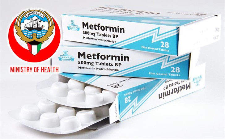 Metformin product for treating diabetics used in Kuwait is safe - MOH